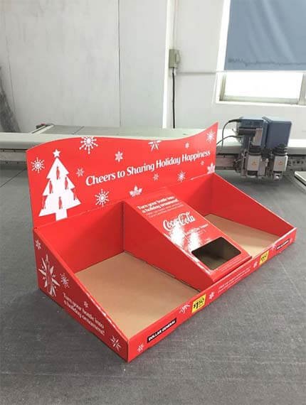 Coca-Cola Point of Purchase Cardboard Counter Display Unit