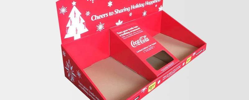Coca-Cola Point of Purchase Cardboard Counter Display Unit