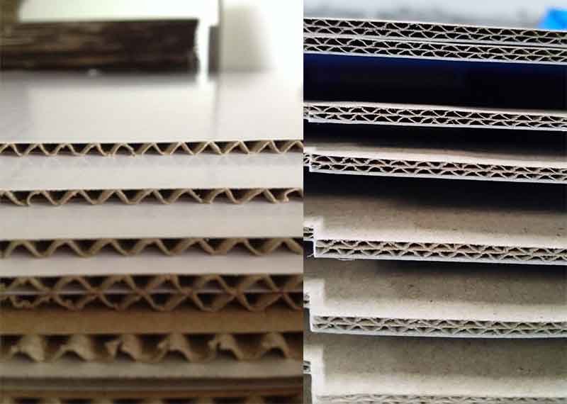Cardboard Corrugated Display BE Flute Material