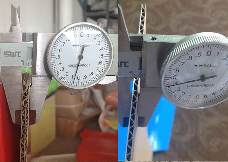 Cardboard Corrugated Display BE Flute Material