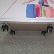 Point Of Purchase Cardboard Display Stand with Rotary Wheels (1)