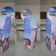 Point Of Purchase Cardboard Display Stand with Rotary Wheels (3)