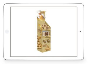 Fererro pos cardboard display stands