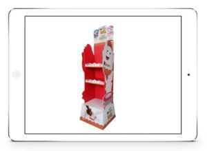 kinder pop cardboard display