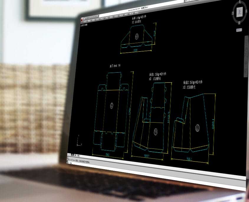 service packwins cardboard display