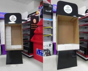 service packwins cardboard display