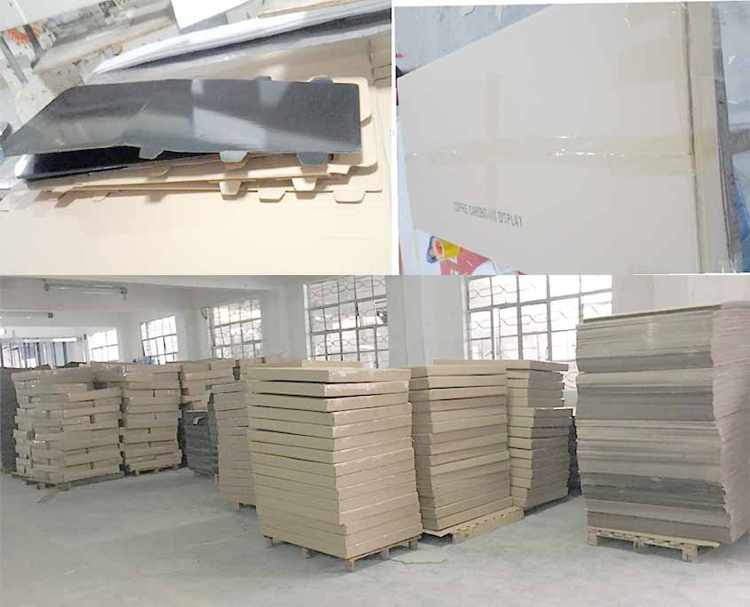 service packwins cardboard display